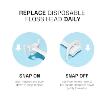 REACH Flosser Refill Heads for Easy Dental Care