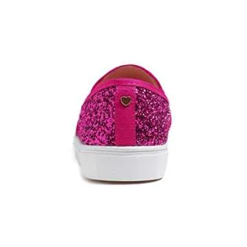 FEVERSOLE Women's Glitter Slip-On Casual Flats Size 8.5 M US