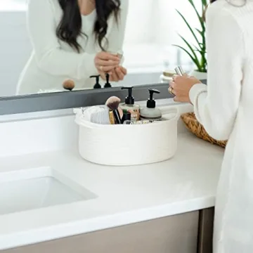 NaturalCozy Oval Storage Baskets – Chic and Durable