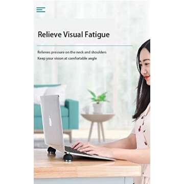 Laptop Cooling Stand,Ergonomic Laptop Cooling Pad Small Invisible Cooler Ball Portable Magnetic Lapt...