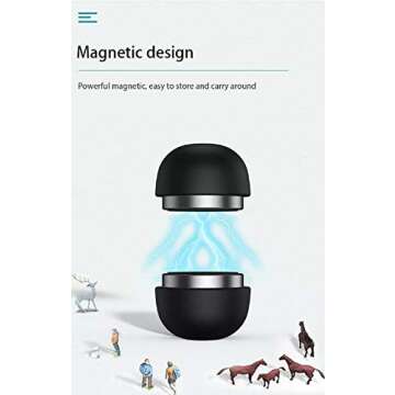 Laptop Cooling Stand,Ergonomic Laptop Cooling Pad Small Invisible Cooler Ball Portable Magnetic Laptop Cooler Stand for Laptop Computer