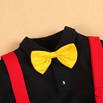 Baby Boys Halloween Christmas Costume with Mouse Ears