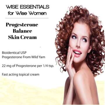 Progesterone and Wild Yam to Support Hormone Balance Menstrual Cycle and Menopause with Organic Coco...