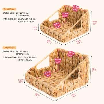 Stylish OEHID Wicker Baskets for Storage and Organization