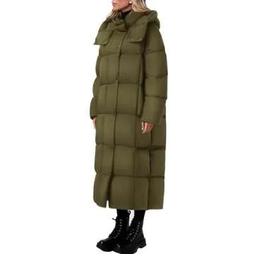 PRETTYGARDEN Women's Winter Long Puffer Coat - Warm & Trendy