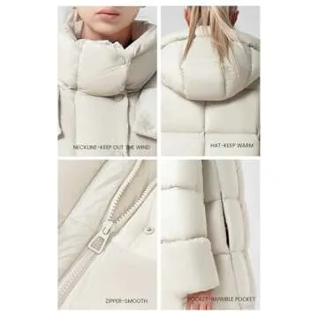 PRETTYGARDEN Women's Winter Long Puffer Coat - Warm & Trendy