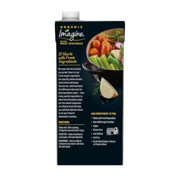 Imagine Low Sodium Organic Vegetarian No-Chicken Broth 32 oz