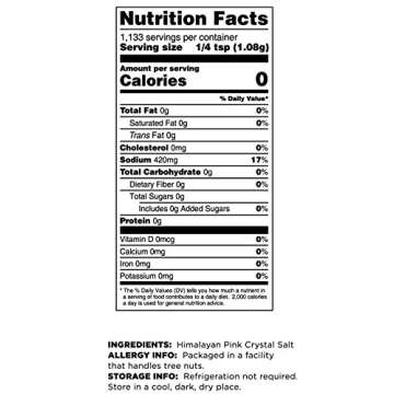 Terrasoul Superfoods Himalayan Pink Salt, 2.5 Lbs - Extra Fine | Trace Minerals