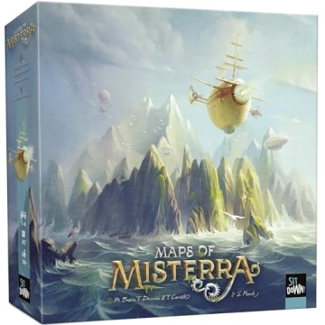 Sit Down Games: Maps of Misterra - Strategy & Tile Placement Game, Island Exploration & Mapping, Hid...