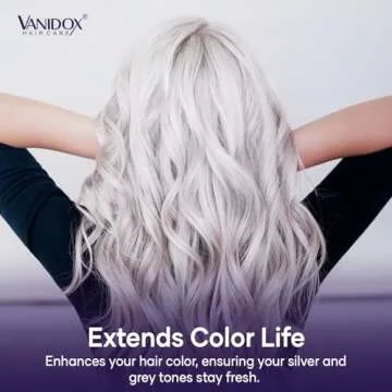 Sulfate Free Purple Shampoo & Conditioner Set for Grey Hair