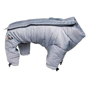 DOGHELIOS 'Thunder-Crackle' Full-Body Dog Jacket - Warm & Reflective Design for All Weather