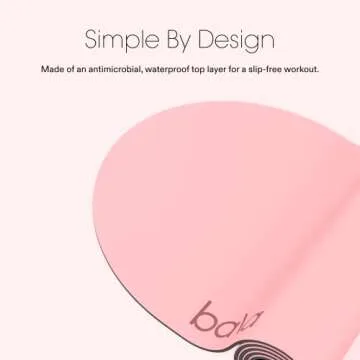 Bala Play Mat, 8mm Thick, 5.9 x 2.6 ft, Includes: Play Mat and Storage Strap | Blush