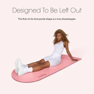 Bala Play Mat, 8mm Thick, 5.9 x 2.6 ft, Includes: Play Mat and Storage Strap | Blush