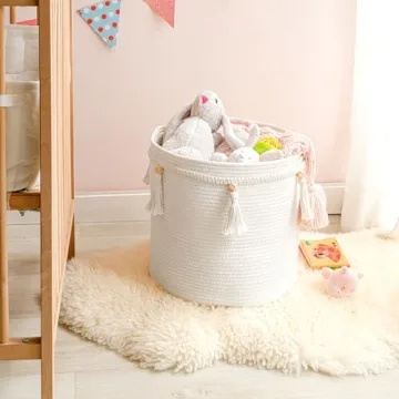 Stylish Mkono Macrame Basket for Decor and Storage