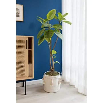 Stylish Mkono Macrame Basket for Decor and Storage