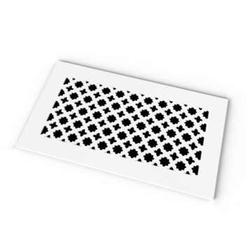 SABA Home Decor Air Vent Cover Grille - Stylish White Plexiglass Solution for Your Home
