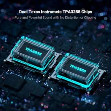 Fosi Audio Bluetooth Subwoofer Amplifier 2.1, BT30D Pro Subwoofer Amp with TPA3255 Chips 165W x2+350W & Bass Treble Control, 2.1 Channel Sub Amplifier for Desktop/Outdoor/Bookshelf Speakers