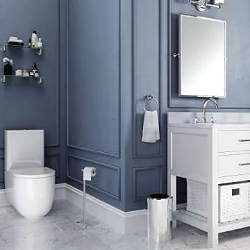 Gatco Freestanding Toilet Paper Holder with Modern Design