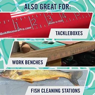 Quik Measure Pro Fish Ruler - 36" Waterproof Measuring Tool