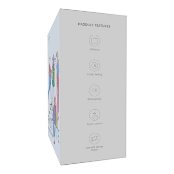 FASCINATE Light Up Makeup Bag with Mirror & Organizer