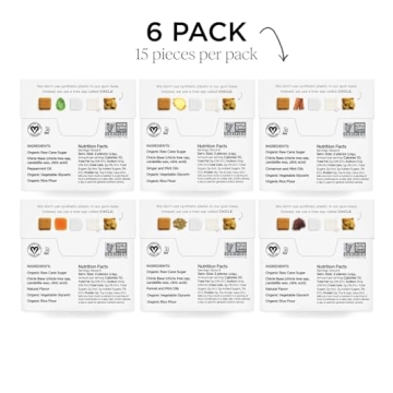 Simply Gum Natural Chewing Gum Variety Pack Guilt-Free