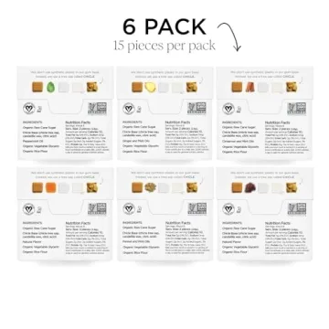 Simply Gum Natural Chewing Gum Variety Pack Guilt-Free