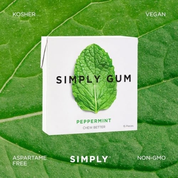 Simply Gum Natural Chewing Gum Variety Pack Guilt-Free