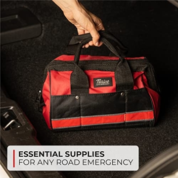 Thrive Roadside Car Emergency Kit - 104 Essential Pieces