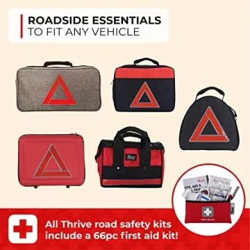 Thrive Roadside Car Emergency Kit - 104 Essential Pieces