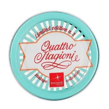 Quattro Stagioni Vintage Milk Bottle - Blue Lid - 1L (33.75 oz)