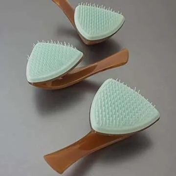 Cricket Ultra Smooth Detangling Brush - Infused with Argan & Olive Oils and Keratin Protein, Anti-Frizz Hairbrush for Wet and Dry Hair, Ergonomic Design for All Hair Types