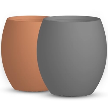 Silicone Baby Cup - Toddler Training Cup - Open Cup for Baby Led Weaning 2 Pack of No Spill Sippy Ba...