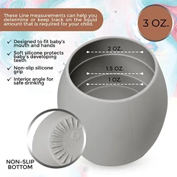 Silicone Baby Training Cup - Soft & Gentle Feeding Solution