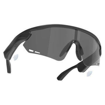 Giikbyte Polarized Bluetooth Sunglasses - Smart Sport Glasses with Mic & Music