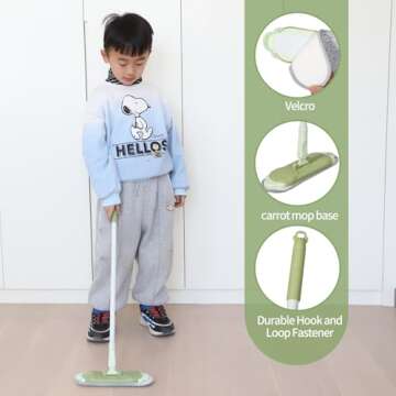 Midoneat Kids Cleaning Toy Set for Early Learning Fun