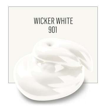 FolkArt K901 Acrylic Paint in Assorted Colors (2 oz), 901, Wicker White