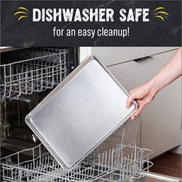 Premium Checkered Chef Baking Sheet & Rack Set