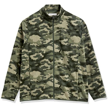 Amazon Essentials Men's Full-Zip Fleece Jacket (Available in Big & Tall)