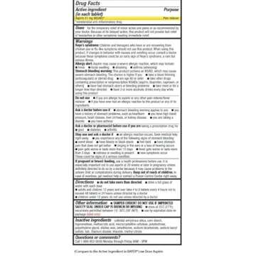 HealthA2Z® Aspirin 81 mg | DYE Free | Low Strength | 200 Counts | Pain Relief | Reduces Minor Aches Muscle Pain & Cramps | Fever Reducer | Reduces Headache | (NSAID)