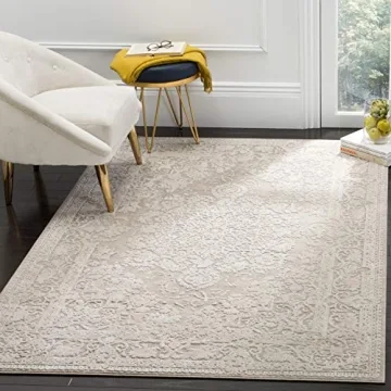 SAFAVIEH Reflection Collection Area Rug 5'1" x 7'6" Beige
