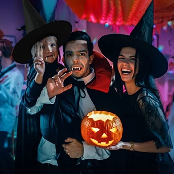 12 PCS Halloween Witch Hats for Party Decor and Costumes