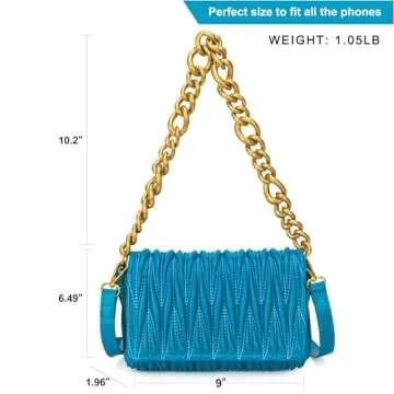 Montana West Crossbody Bags for Women Satchel Purses and Handbags Quilted Cute Purses MWC-060ATQ