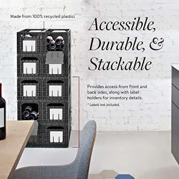 Flexible Wine Storage System for Collectors - Stackable Solution