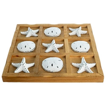 Starfish Tic Tac Toe Game for Beach House Decor