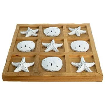 Starfish Tic Tac Toe Game for Beach House Decor