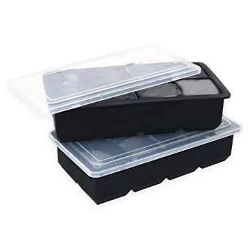 Bangp Silicone Ice Cube Trays - Perfect Ice for Cocktails