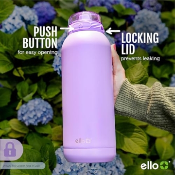 Ello Cooper 22oz Stainless Steel Water Bottle with Straw