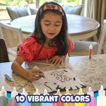 READY 2 LEARN Sand Art Painting - Sea Life - 4 Underwater Sand Art Pictures - 10 Colors - Sand Art K...