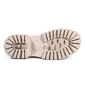 Stylish MACNMEUU Platform Loafers for Women Slip-ons