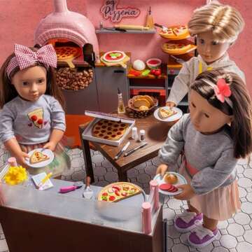 Our Generation Make Your OWN Pizza Set - Creative Cooking Fun for Kids